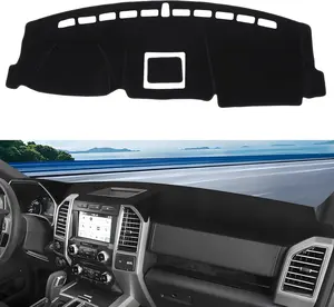 KUST Car Dash Cover for Ford Expedition 2018-2021 (Only fits 4.3-inch Touch Screen Dashboard.  Not fits 12-inch/15.5-inch Touch Screen Dashboard) Polyester Non-Slip Interior Accessories for Expedition