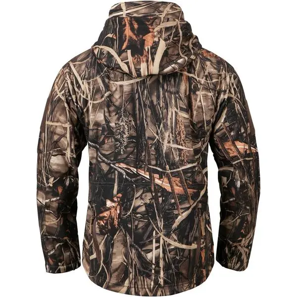 Men's Soft Shell Military Tactical Jacket Outdoor Camouflage Hunting Fleece Hooded Coat