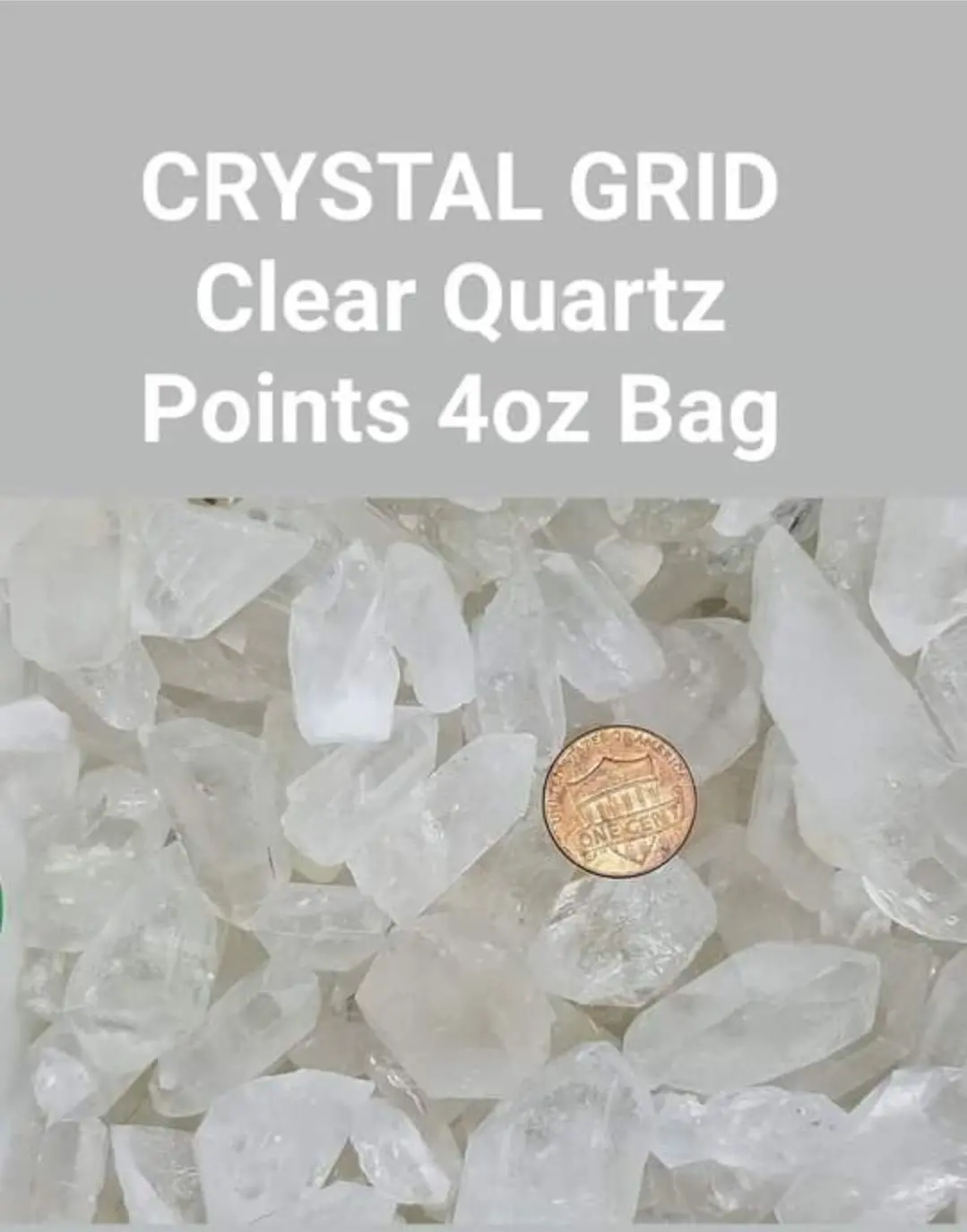 Clear Quartz Crystals C-Grade 4oz
