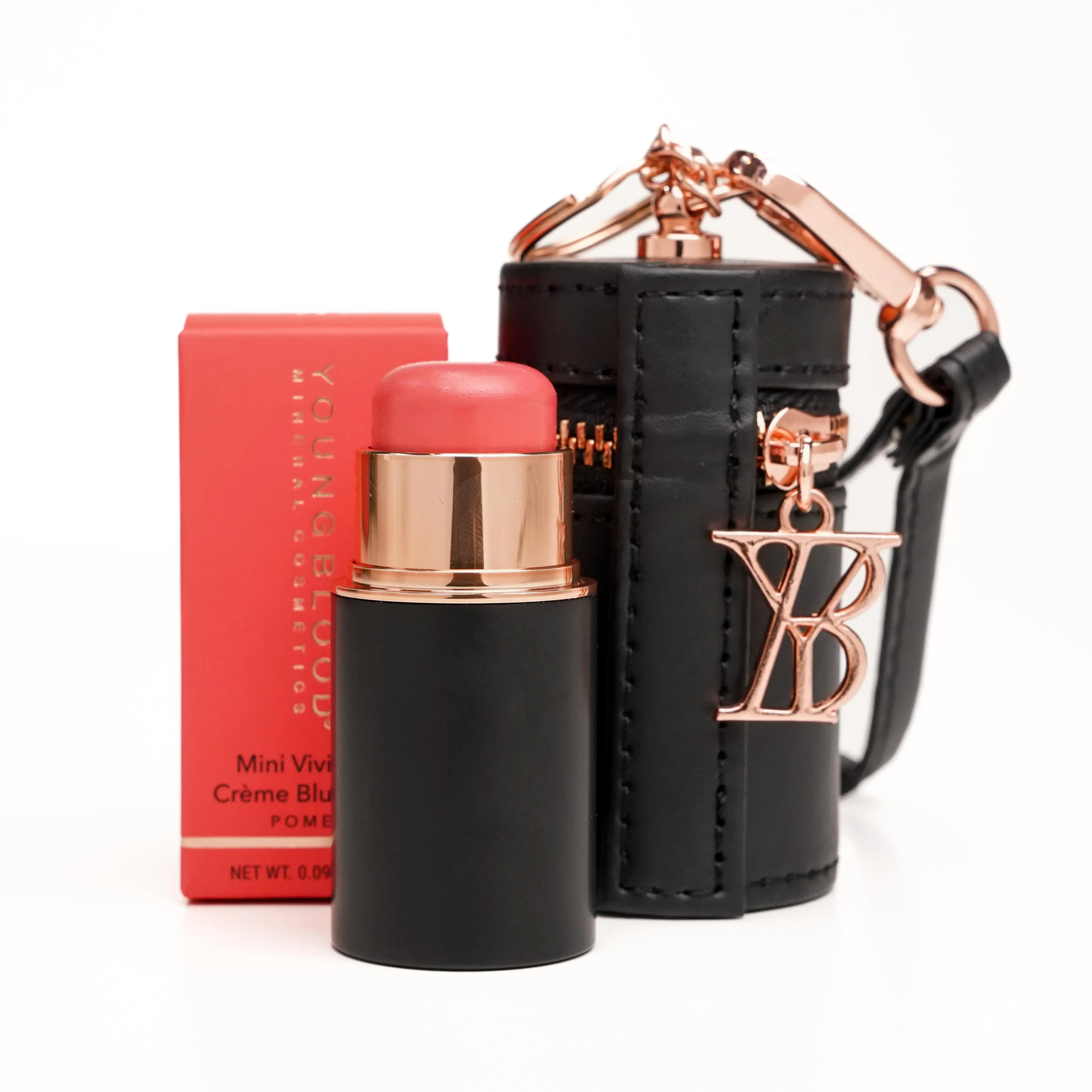 YB Mini VividLuxe Crème Blush Stick - Pomelo| Hydrating Cheek & Lip Color | Creamy Texture and Radiant Finish | Clean Ingredients | Multi-Use Makeup | 8 Vivid Shades