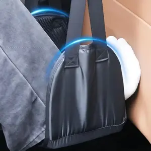 Foot Hammock for Car Rest, Office Desk Leg Support, Soft Footrest for Long Trips and Outdoor Use, Travel Accessory Hammock, Creative and Practical Design