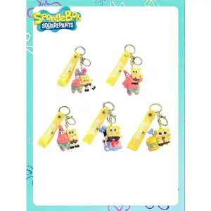 Creative cartoon animation keychain made of soft rubber, suitable for love couples. An ideal decoration for festive parties. The best gift for family members and good friends.