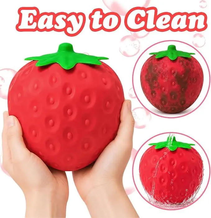Big strawberry squeeze toy