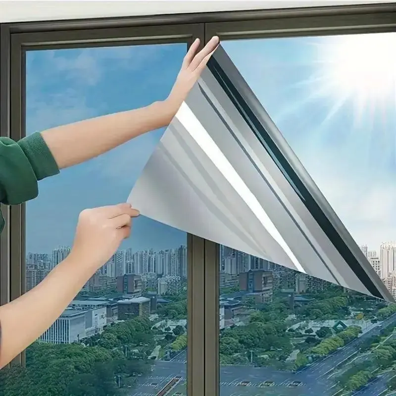 Insulated Window Film Privacy UV Blocking, Window Privacy Films, Sunshade for Living Room Bedroom Office Home Decor, Indoor Decoration Accessories, Interior Decoration Accessories