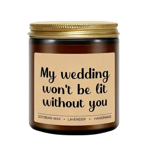 Wedding Day Gifts Idea For Matron Maid Of Honor Bridesmaid Proposal Groomsmen Guests Bulk Women Bestie Friend On Engagement Bachelorette Party Favors Bridal Shower Novelty Funny Friendship Gifts Scented Candle Halloween,Spooky,Festival,Holiday Gifts