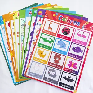 Spanish Alphabet Learning Cards for Teens, A4 Posters for Classroom Decor, Educational Visual Learning Tools, Spanish Language Teaching Aid, Alphabet Learning Chart, Learning Materials, Classroom Supplies