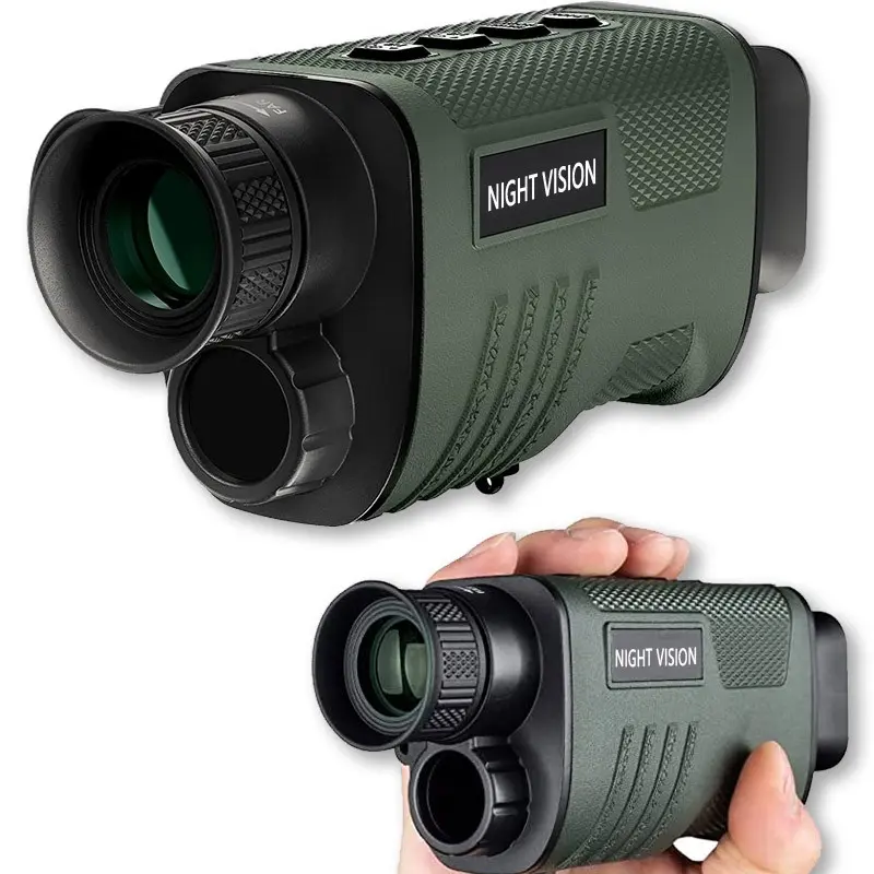 Infrared Night Vision Glasses, Night Vision Monocular, Night Vision Technology, 8x Zoom Camera, Adjustable Brightness for Hunting and Camping, Essential Outdoor Gear for Night Exploration, Camping Equipment