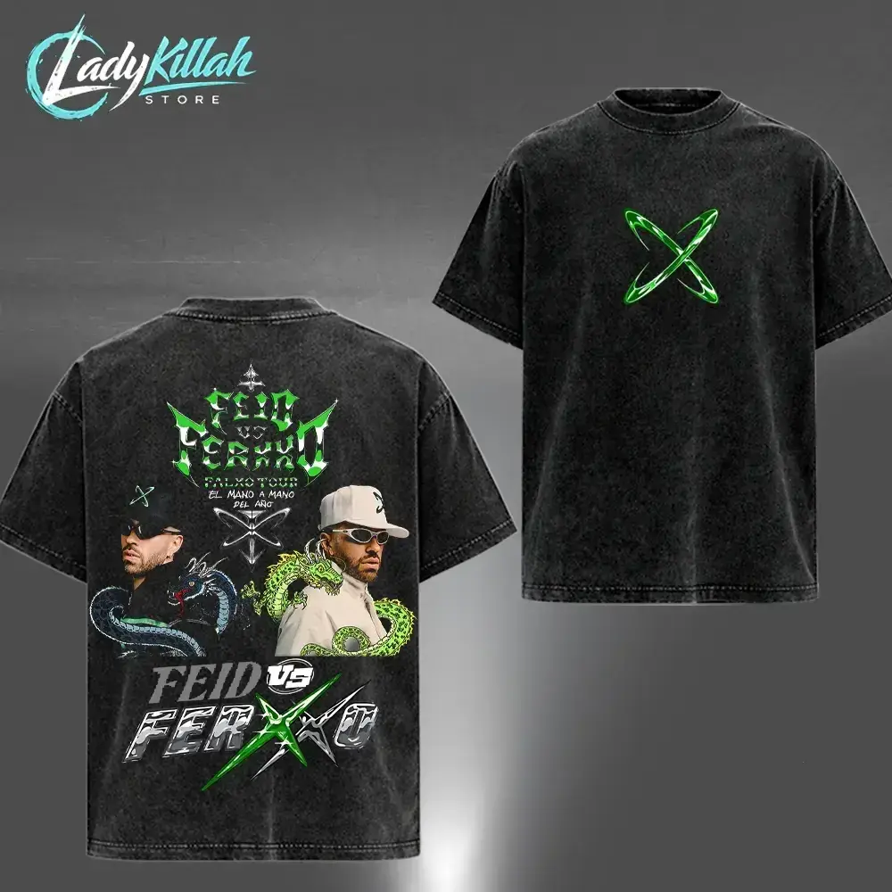 [FREE SHIP] Comfort Colors Feid Ferxxo Shirt , V5 - FEID vs FERXXO: Falxo Tour 2026 High-Quality Shirt Heavy Cotton Unisex T-Shirt, Graphic Reggaetón, Latin Pop Feid Ferxxo Fan Merch Gift For Music Lover