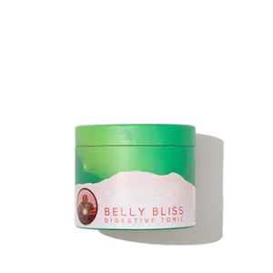 Red Rooster Belly Bliss Tea Herbal Beverage - Organic Digestive Tonic Tisane with Indian Spices & Herbs - 2.5oz Can - Healthcare Friendly