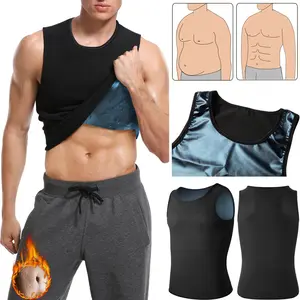 Menswear Body Shaper Shapewear Sweat Fitness Vest for Gym  Sauna Suits Sports Tummy Control Workout Tank Top Breathable Comfortable Shirt Compression Fabric Stretch Exercise