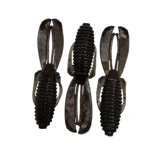 bassattackerbaits 4" bam bug 5 lures per pack Soft Fishing Worms