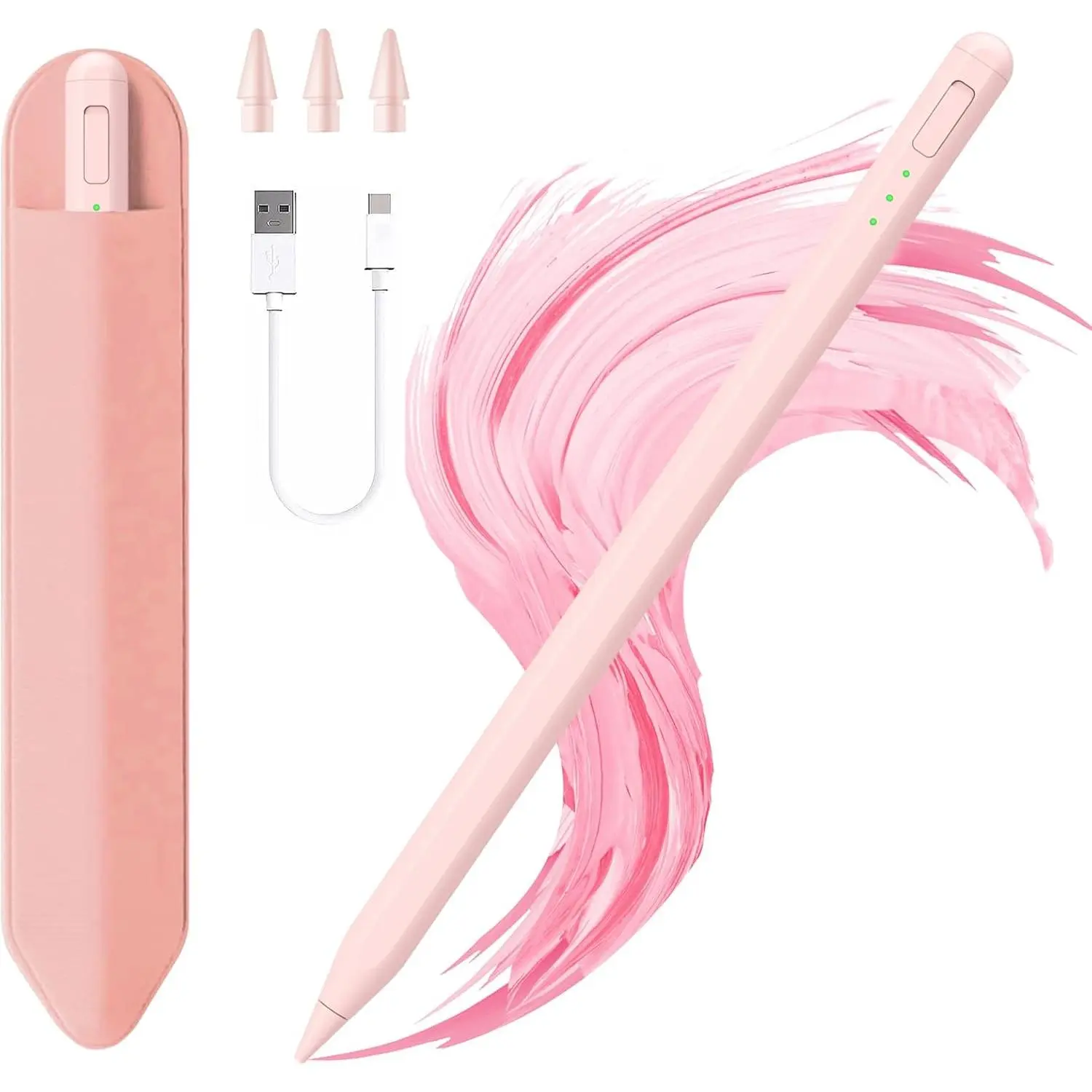 Stylus Pen for iPad11&10thGen,14Mins Faster Charge, with Pencil Holder,Palm Rejection, Tilt Sensitivity, for iPad Air11&13-inch(M3/M2), iPad Pro 11&13-inch (M4),iPad 6-11th,iPad Pro 11/12.9 inch