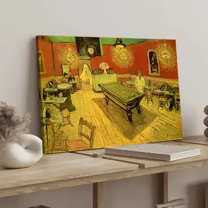 Van Gogh Night Cafe Poster, Modern Art Canvas Print, Waterproof Wall Decor, Affordable Home Decoration, Ideal Gift, High-Quality Printing