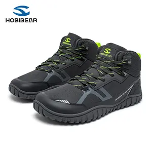 HOBIBEAR Wide-Width Shoes Spring and Autumn Men's Shoes Sports Shoes Casual Mid-Cut Fabric Breathable Single Shoes Walking Shoes Sneaker Trainer