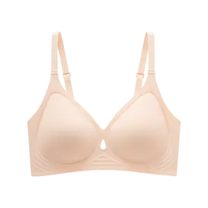 Women Jelly Bras Wirefree Full Coverage No Underwire Everyday Bras Comfortable Wireless Padded Tshirt Bra