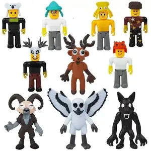 10pcs Forest-Themed Handmade Deer Figurines, Virtual Survival Game Accessories, Collectible Model Decorations, Perfect for Gaming Enthusiasts