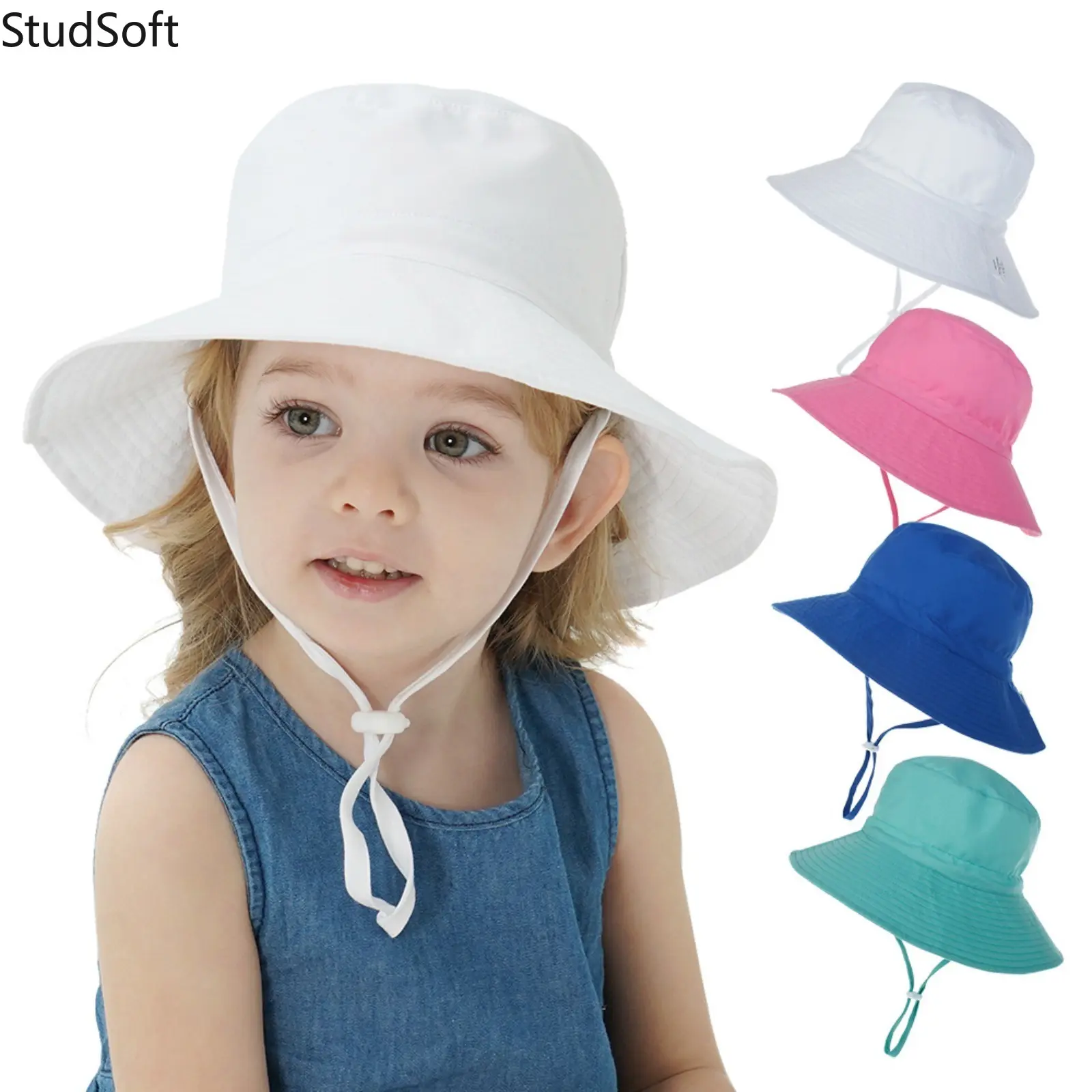 Summer Sun Hat Fashion Breathable Bucket Hat Wide Brim UPF 50 Waterproof Beach Hats Packable Casual Outdoor Fishing Hiking Cap Unisex Headwear