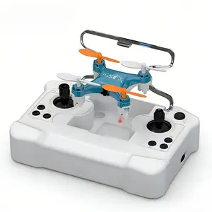 Mini Drone, Beginner-Friendly Stunt Quadcopter with Hover, Trim Control, One-Touch Takeoff/Landing, 360° Flip & Spin, Indoor RC Flying Toy