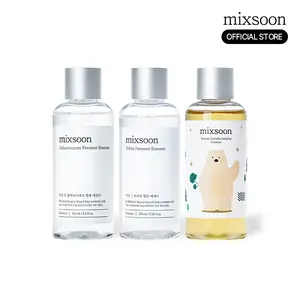 [mixsoon] 3-Layering Essence No.1 Set (3.38 fl.oz * 3EA)ㅣKorean Essence for Glass SkinㅣGalactomyces Ferment Essence + Bifida Ferment Essence + Soondy Centella Asiatica Essence
