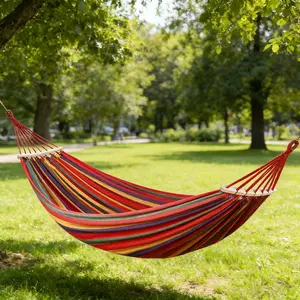 Camping Hammock – 500lbs Portable Hammock with Tree Straps - Travel, Backpacking, Hiking, Outdoors Camping Gear - Single