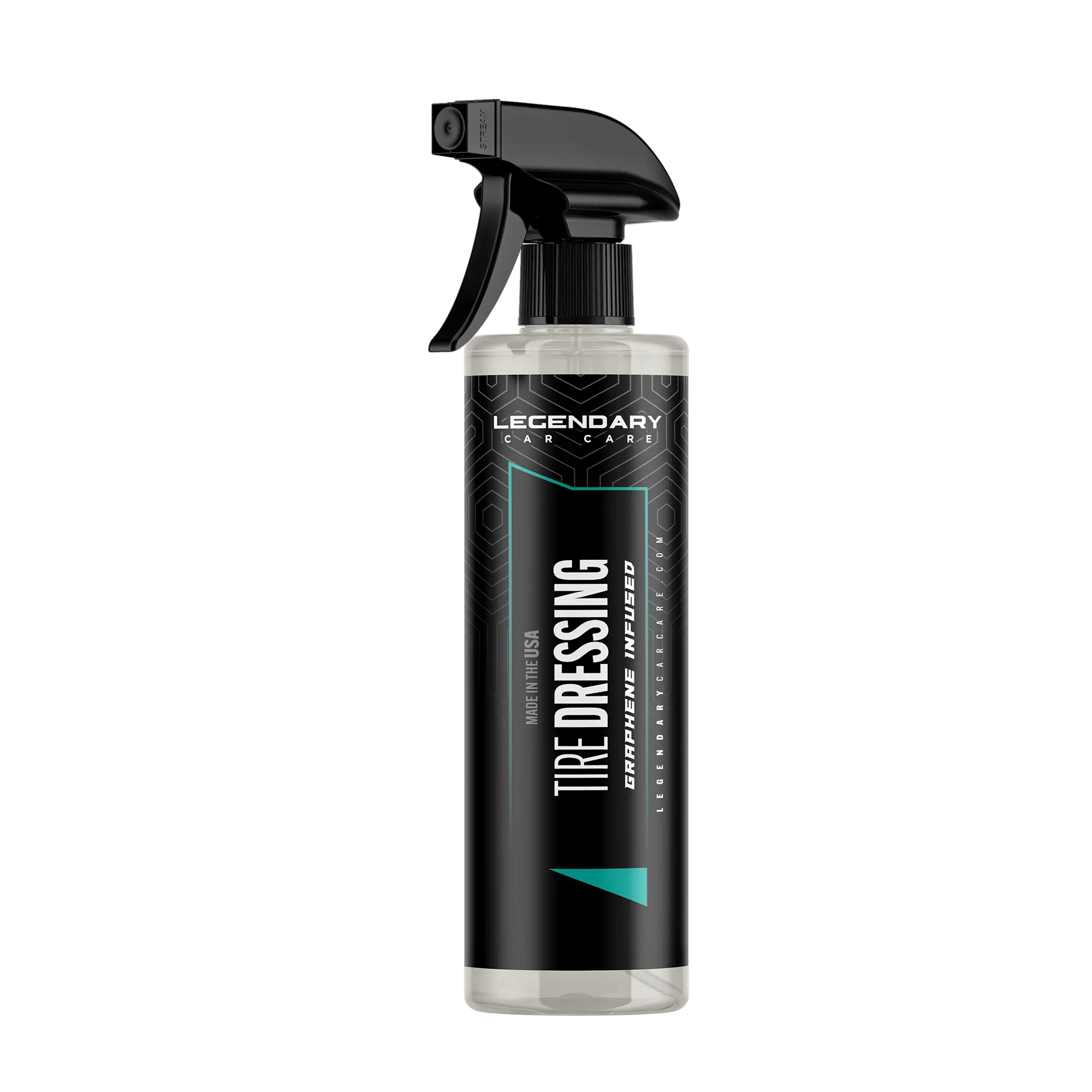 Legendary Graphene Tire Dressing Formula, Ceramic Resin & Resins Infused, Deep Black Finish, No-Sling, Long-Lasting Shine
