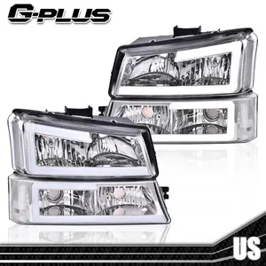 Fit For 03-07 Chevy Silverado Avalanche LED DRL Headlight Lamps Fit For 03-07 Chevy Silverado Avalanche,Headlights for Driver and Passenger Side