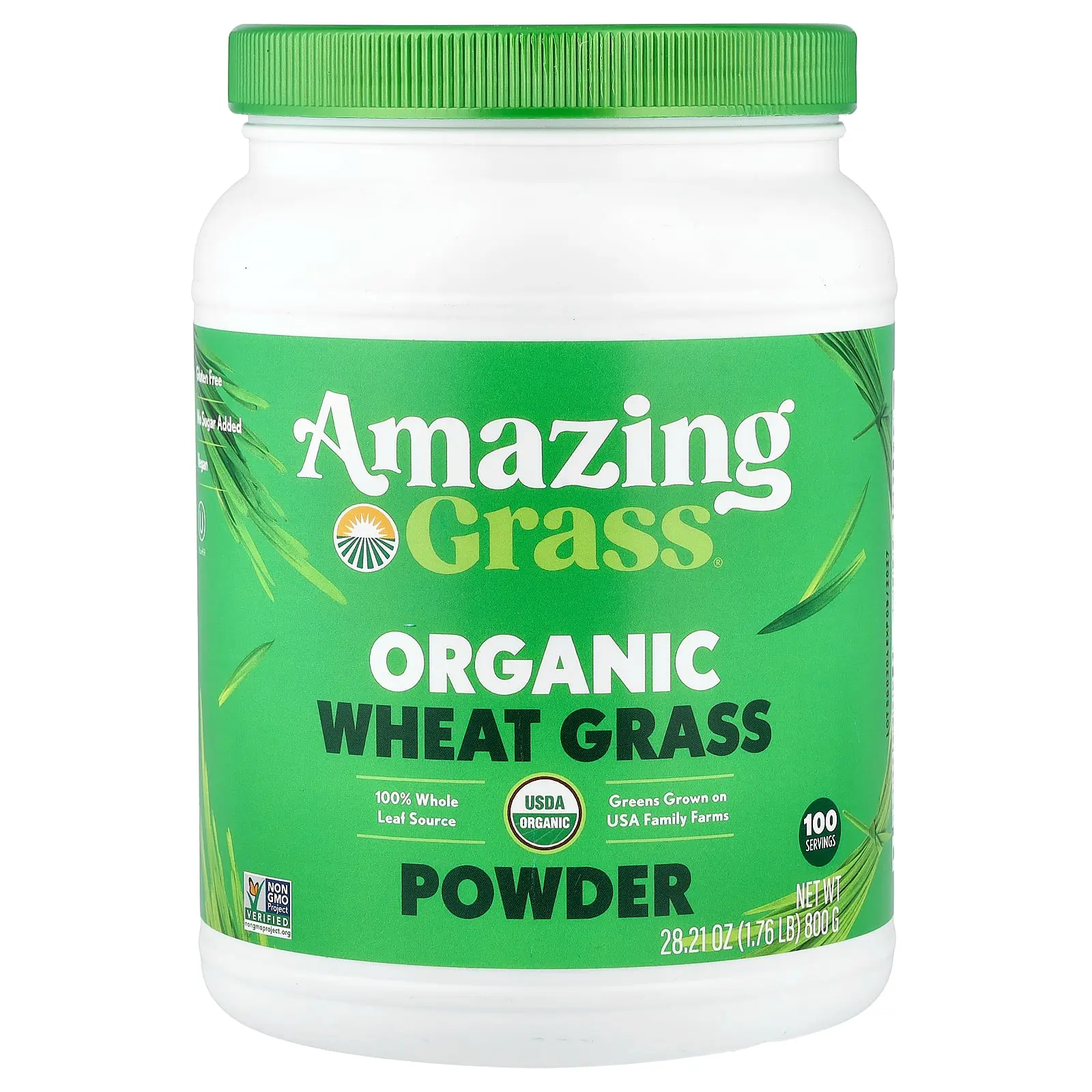 Amazing Grass Organic Wheat Grass Powder, 1.76 lb (800 g) Amazing Grass Organic Wheat Grass Powder, 1.76 lb (800 g)