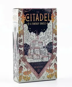 Citadel Fantasy Oracle Card Deck 60 Cards Magic Inspired Tarot Style Deck Tabletop RPG Aesthetic Gift Set