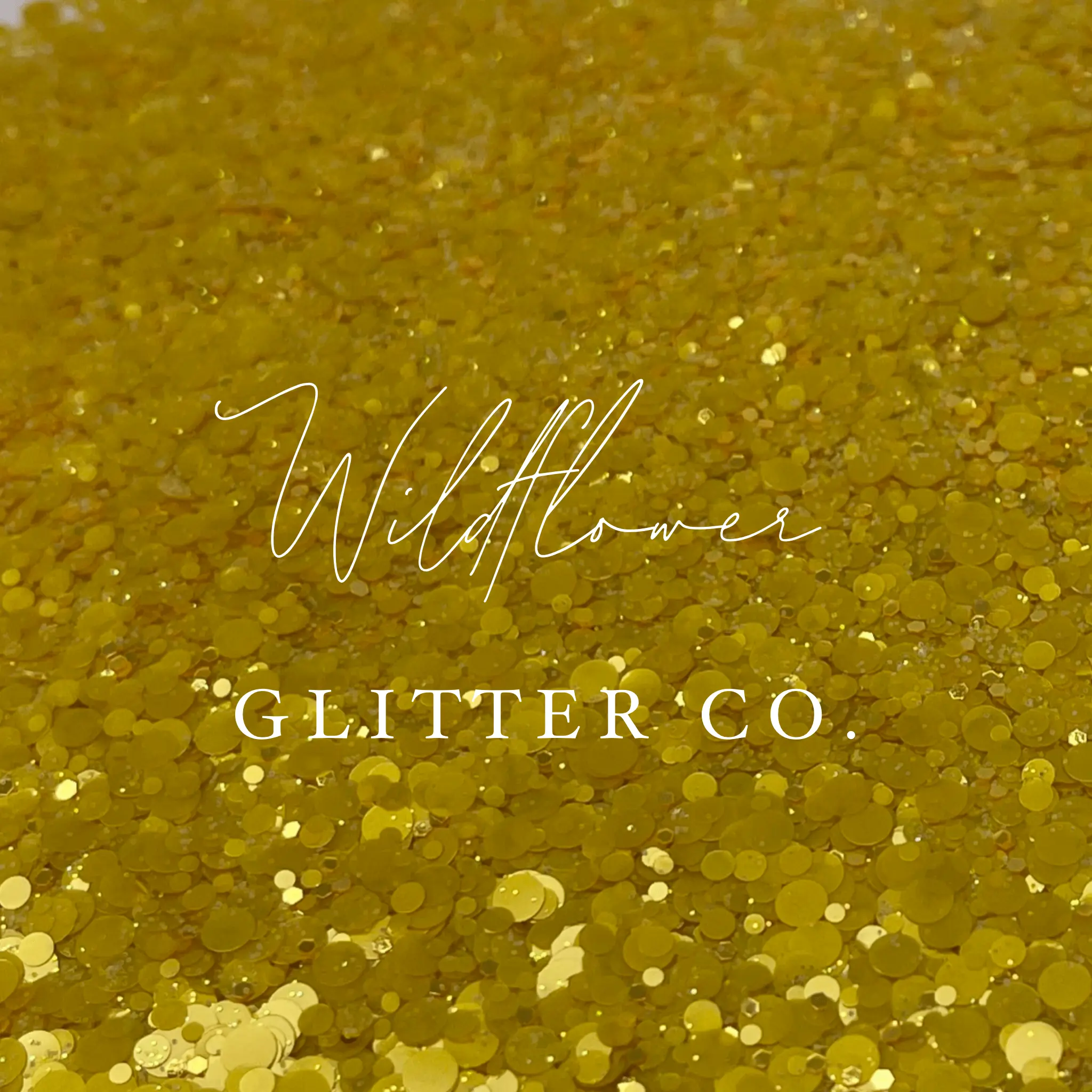 Wild Sunflower-Polyester Glitter