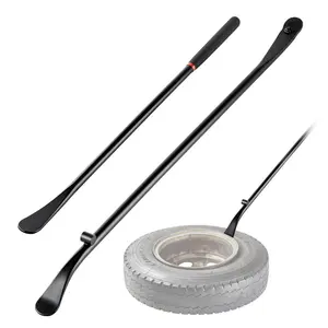 VEVOR Tire Bars, 2 PCS, 38.2 Inch Tire Mount and Demount Iron 30 Inch Mt and Demount Spoon Bar, Heavy Duty Alloy Steel Changing Tools for Truck, Semi Truck, Off - Road Vehicle, Bus, Tractor, BlackVEVOR Super Brand Day