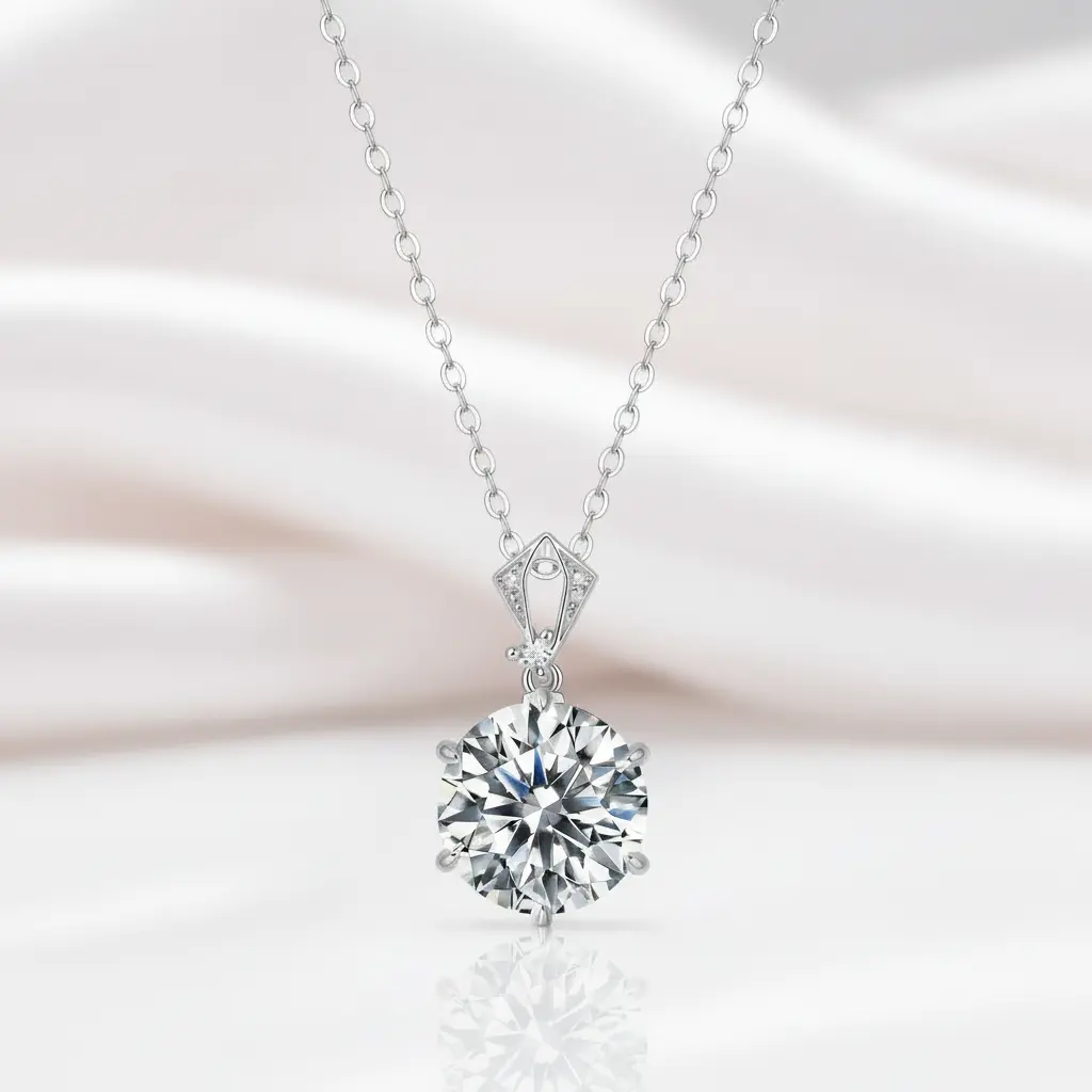 10 Ct Diamond Option Pendant Necklace