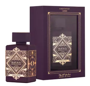 Lattafa Bade'e Al Oud Amethyst - Eau de Parfum Long-Lasting Fragrance for Unisex, 3.40 Ounce / 100 ml Lattafa Bade'e Al Oud Amethyst - Eau de Parfum Long-Lasting Fragrance for Unisex, 3.40 Ounce / 100 ml