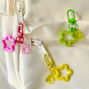 Gummy Bear Star Keychain - Fashionable Clothes Accessory