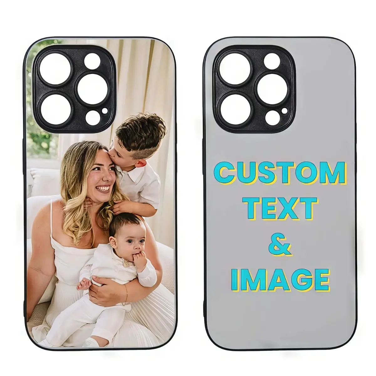 Design Your Own Personalized Glass Phone Case Custom Made Cover For iPhone 11 , 12, 13, 14 , 15, 16 Pro Plus ProMax Samsung S22, S23, S24
