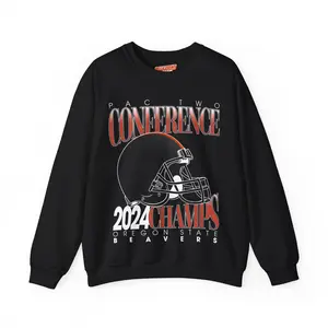Oregon State 2024 Pac-2 Football Championship Sweatshirt | Vintage 90s Retro Style Crewneck | Unisex College Fan Apparel graphic tees