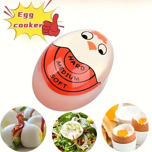 Egg Timer, 1 Count Cute Cartoon Egg Cooking Timer, Kitchen Gadget for Perfectly Cooked Eggs, Kitchen Accessories, Utensils