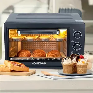1600W 38 Qt Toaster Oven，Oil-Less Cooking,Adjustable Temperature Control,Timer Stainless Steel Countertop With Rapid Heat Circulation