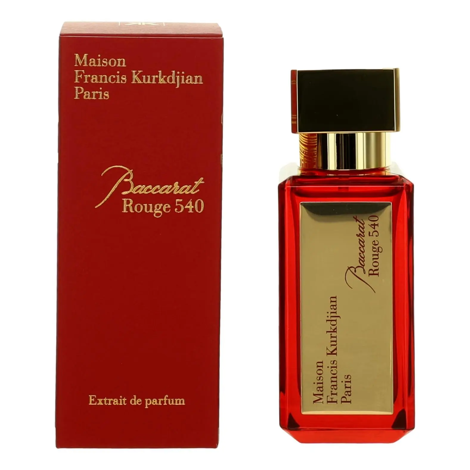 Unisex Baccarat Rouge 540 Extrait De Parfum Spray - 1.2oz Spray Bottle, Amber Intense Unisex Fragrance with Amber Woody Floral Aura, Jasmine, Woody & Earthy Notes, Niche Perfume