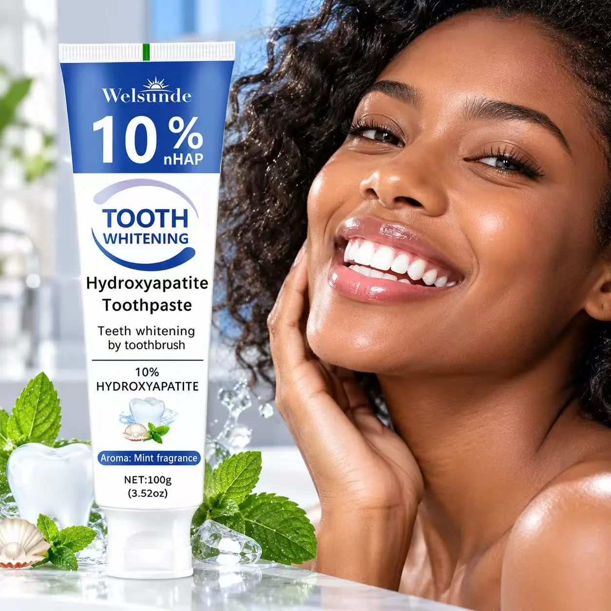 【Buy 1 Get 1 Free】Fluoride-Free Hydroxyapatite Toothpaste | Fresh Breath