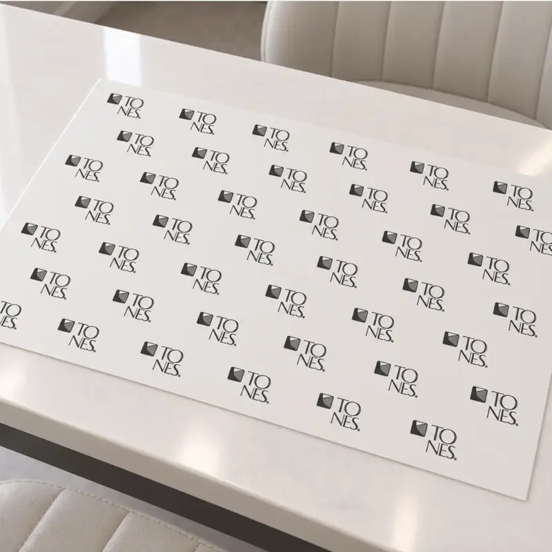 Tones Pro Silicone Pad 12" x 16" Food-Grade for Nail Tech Influencers Durable Flexible Washable Portable Acrylic Gel Storage Cutics Manicure.
