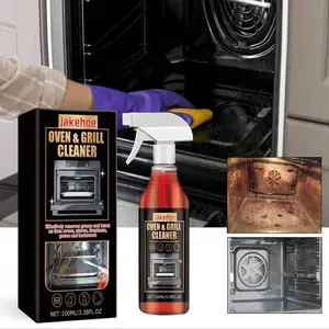 Powerful Grease Remover Oven Cleaner Spray, Odor Eliminator and Degreaser, Specifically for Grills and Air Fryers, Kitchen Utensils, Cleaning Spray, Heavy Duty Cleaner, Stove Oven Cleaner