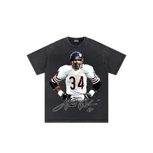 Women's Walter Payton Legend Tee - The Drizzled, Streetwear Style, Cotton Fabric, Short-Sleeve, Loose Fit