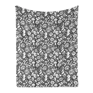 Color-Your-Own Blanket for Kids & Adults Creative Artistic Blanket  Soft Funny Throw Blanket Cozy Lightweight Plush Portable Cover Blanket For Sofa,Warm Gift For Birthday,Suitable as a gift sizes 60*80,30*40 ,40*50 50*60