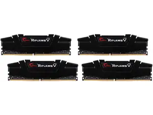 G.SKILL Ripjaws V Series 64GB (4 x 16GB) 288-Pin PC RAM DDR4 3200 (PC4 25600) Desktop Memory Model F4-3200C16Q-64GVK