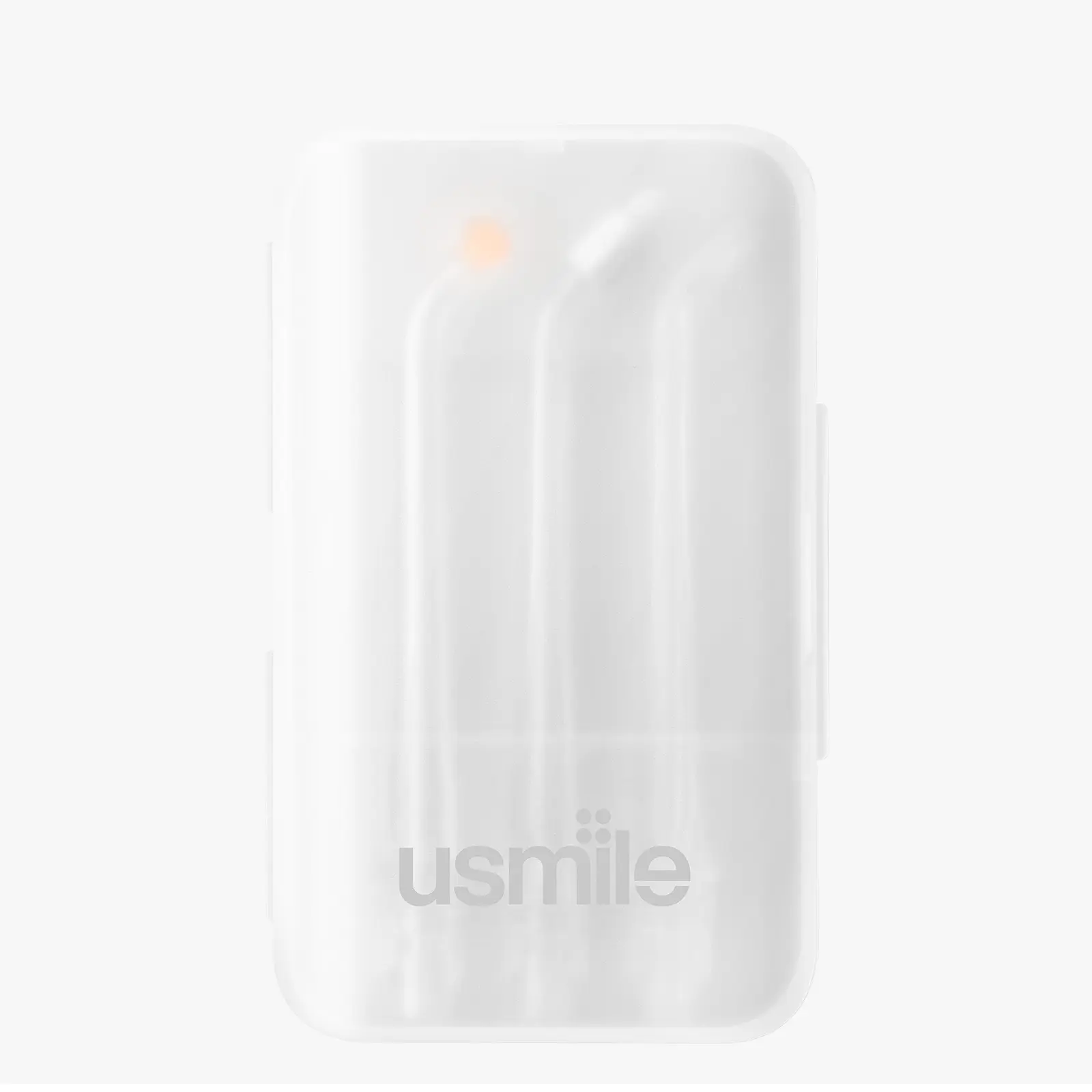 usmile Portable Nozzle Storage Case - Organizer Storage for Electric Toothbrush Jet Tips, Lightweight, Dust-Shielded Care, Compact Size Saves Drawer Space, Holds 3 Jet Tips (No Nozzles Included), Dust-Shielded Nozzle Care