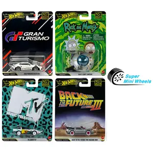 Hot Wheels Premium 2025 Pop Culture P Case - 4 Cars Set