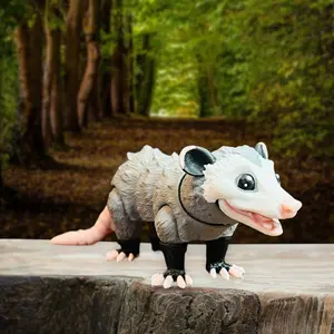 Realistic Opossum Figurine. Collectable