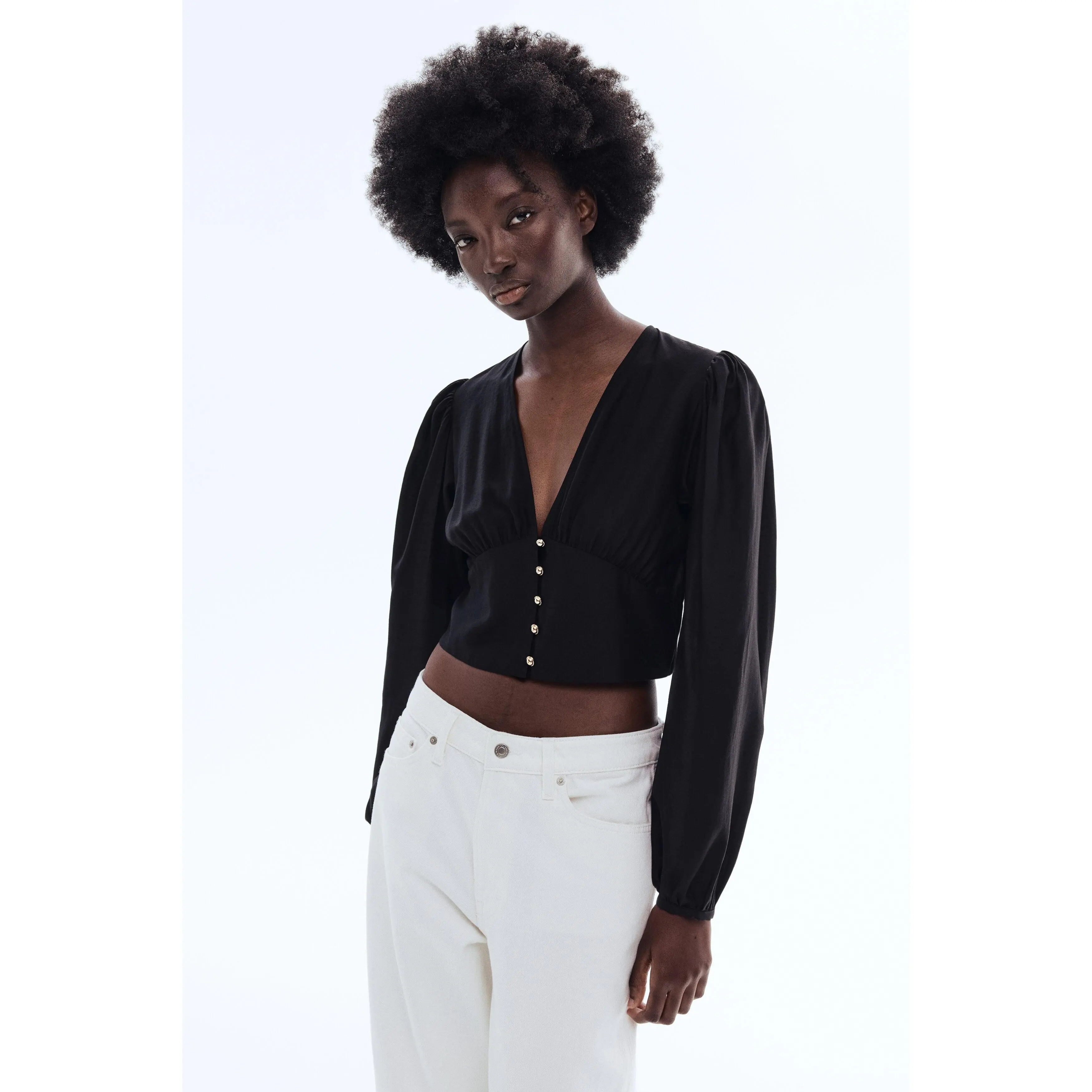 H&M V-neck blouse
