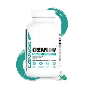 LGXNDS Creaflow Creatine Pump Capsules | Stim Free Nitric Oxide and Vascularity Support | CitraPeak and VasoDrive-AP | Strength Recovery and Performance Formula