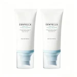2PCS SKIN1004 Centella Hyalu-Cica Water-Fit Sun Serum (Original Korean Formula, SPF 50+ PA++++) Lightweight daily sunscreen, travel essential, K-beauty sun care; leaves no white cast, features a hydrating cream texture, and is suitable for sensitive skin.
